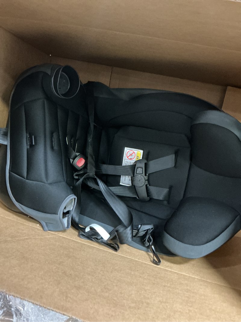 Condition photo showing Good Condition for safety 1st ellaris 3-in-1 convertible car seat, slim fit design, rear & forward-facing, 5-position headrest, 3-across fit, travel-friendly with machine-washable seat pad, smokey haze