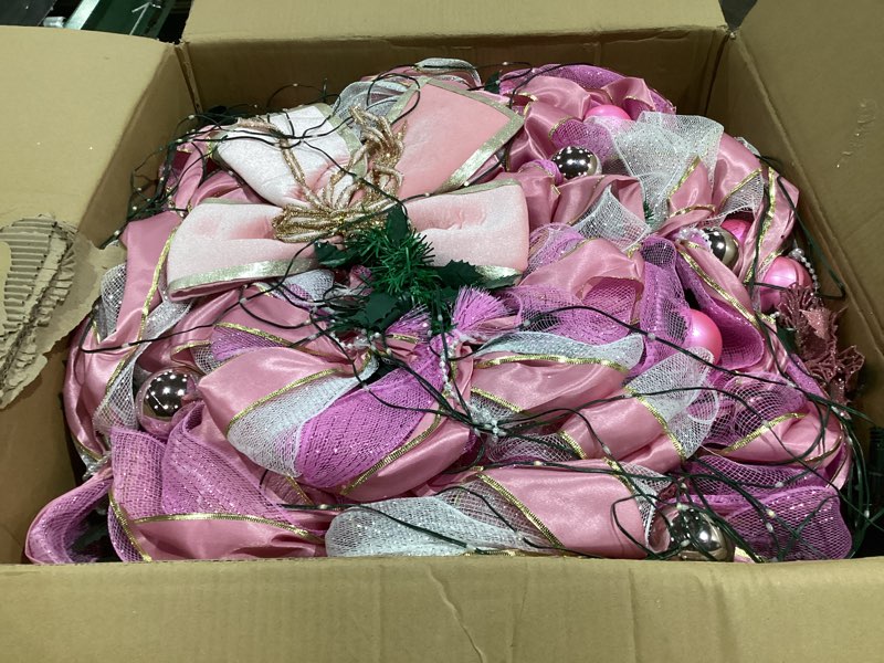 Condition photo showing Good Condition for Dolicer 6 FT Pre Decorated Pop Up Christmas Tree, Collapsible Christmas Trees with 180 Warm LED Lights & Remote Control, Fully Decorated Cute Artificial Xmas Tree Easy Assemble Holiday Party Decor