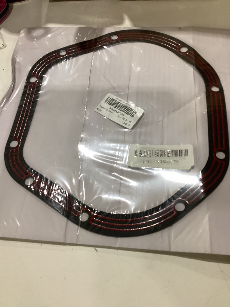 Condition photo showing New/Like New for rear differential gasket front differential gasket high temperature resistant transmission core rubber leak-proof coated cover gaskets compatible with j-eep ford gmc axle dana 60 70 50 1