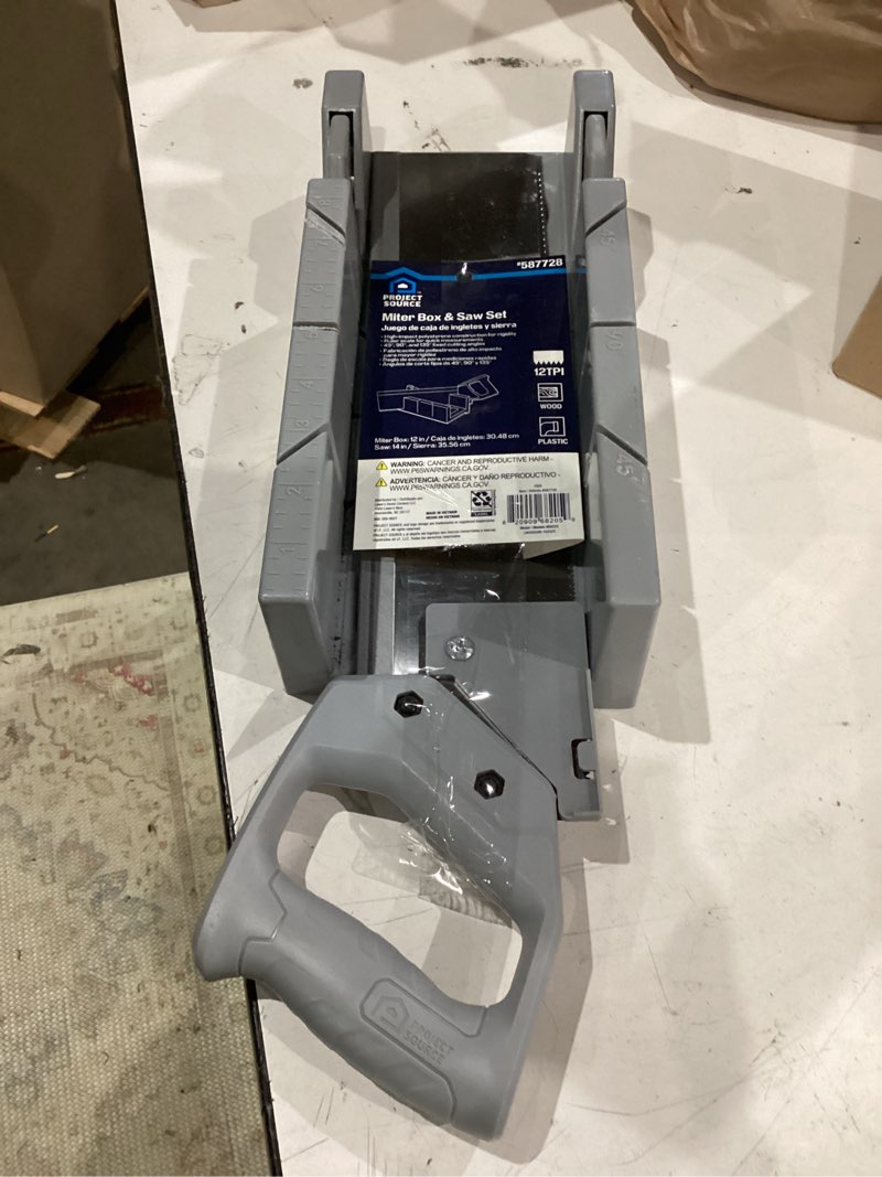 Condition photo showing Good Condition for project source 14-in blade x 2.25-in d abs miter box