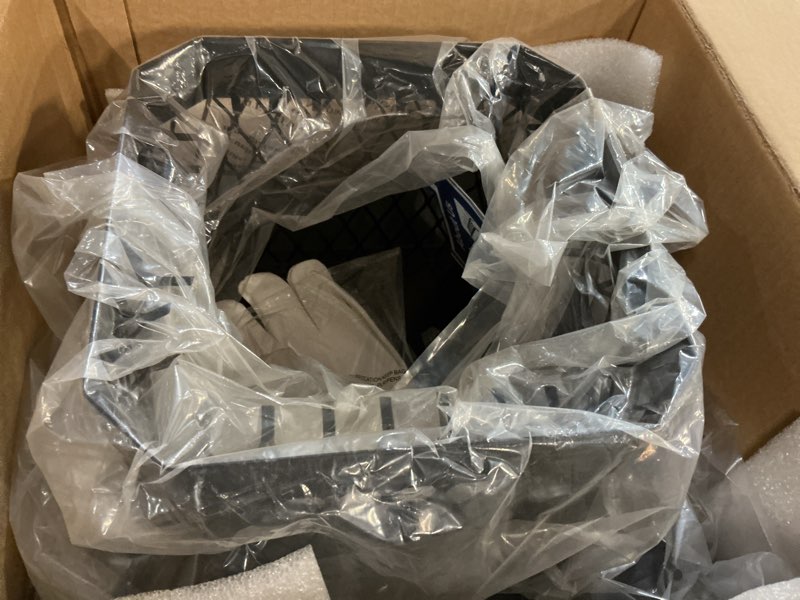 Condition photo showing New/Like New for g good gain chimney cap - 9 x 9 inch chimney cover for outside galvanized steel | fireplace rain caps with hood plate | chimney flue cover fits existing tiles with adjustable metal screws & gloves 9” x 9“