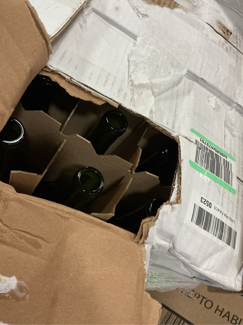 Condition photo showing Good Condition for FastRack - 750ml Green Wine Bottles (Pack of 46)| W5 Bordeaux Liquor Bottles | 750 ml Empty Bottle for Drinks, 12 per Case/ 46 total - NO CORKS INCLUDED