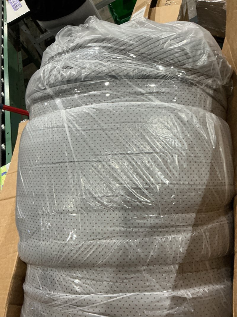 Condition photo showing Good Condition for memory foam mattress topper, 4 inch unknown size mattress topper with removable soft cover, bed topper for dorm, travel, guest mat, non-slip design & pressure relief back pain, grey 4 inch (grey cover) twin