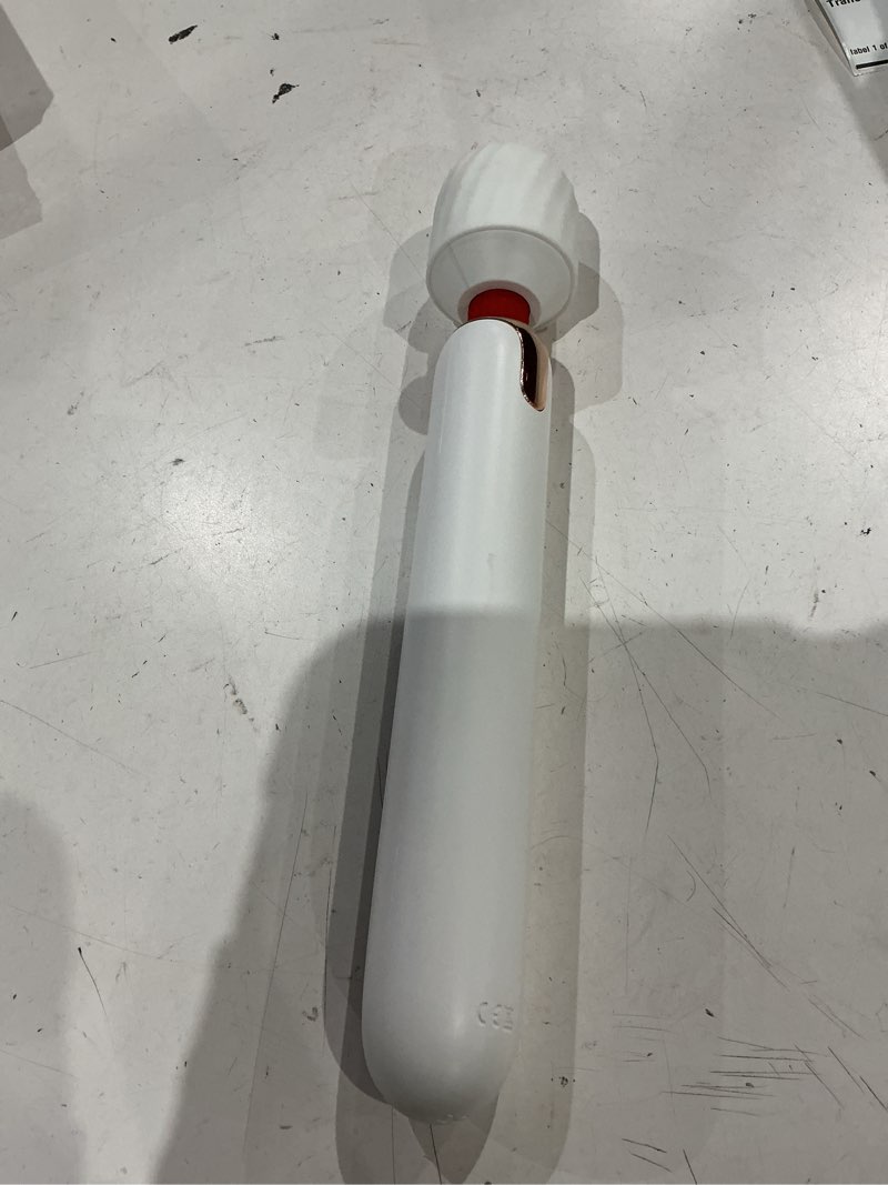 Condition photo showing Good Condition for electric back massager, handheld deep massager muscle relaxation, long handle, big, cordless, rechargeable with multiple speeds, white
