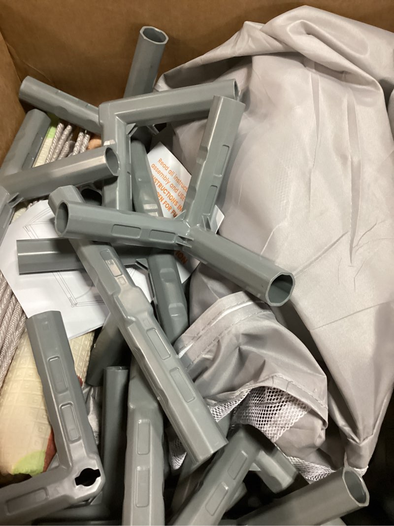 Condition photo showing As Is for Baby Playpen with Mat Small Playpen for Babies and Toddlers 50 x 50 inch Baby Fence Playards