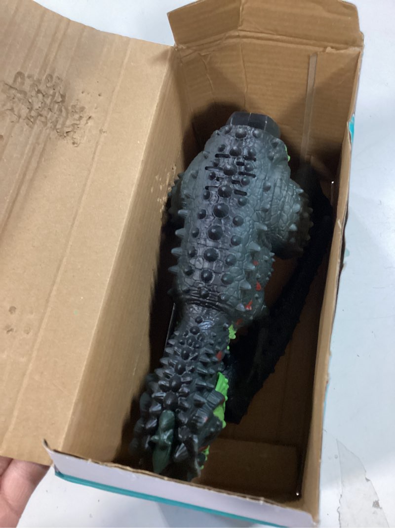 Condition photo showing Good Condition for Electric Walking Dinosaur Toys for Kids - Small Tyrannosaurus with Detachable Tail Simulated Flame and Realistic Sounds, Best Dino Gifts for Boys & Girls 3-5 5-7 Electric Walking T-rex
