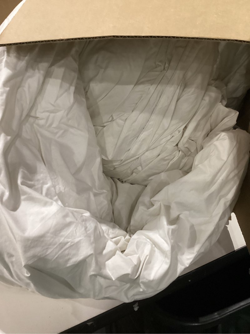 APSMILE Oversized King Luxury 100% Organic Cotton All Season Down Feather Fibers Comforter, High Fil