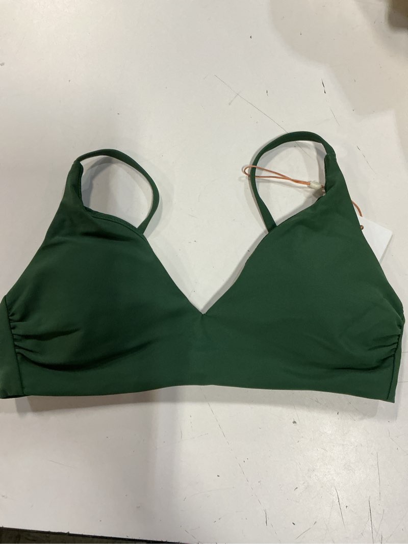 Condition photo showing Good Condition for italian v-neck bikini top, s, palm