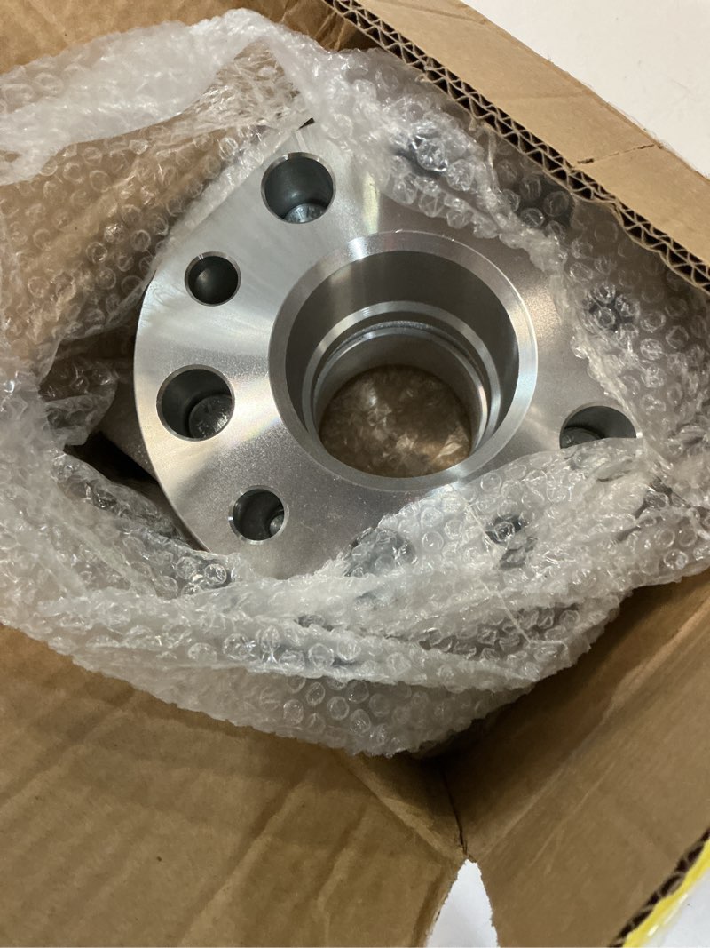 Condition photo showing New/Like New for customadeonly forged 5x127 wheel spacers 50mm (2 inch) hubcentric (2pcs, 78.1mm bore, m14x1.5 studs) compatible with gmc yukon c1500 k1500, chevy c1500, express 1500, suburban 1500, tahoe (2wd only) 50mm (2pc)