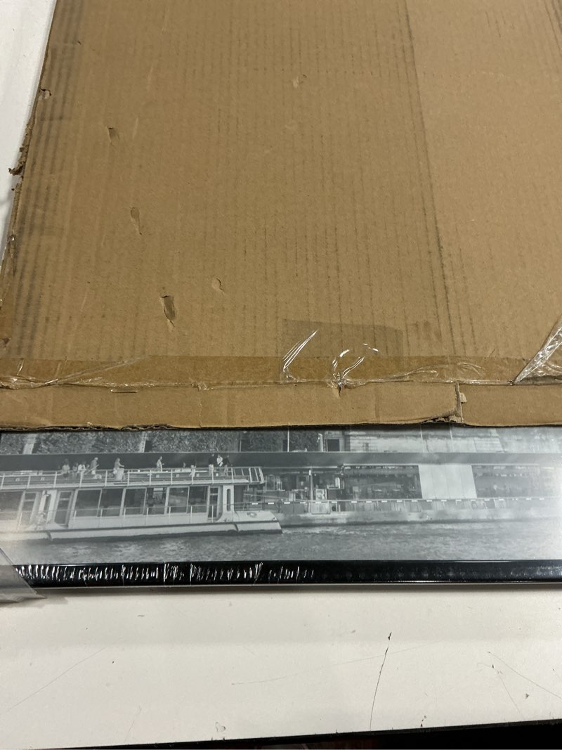 Condition photo showing New/Like New for upsimples 16x24 Picture Frame Black 3 Pack, Scratch-Proof Poster Frames 16 x 24 for Photo Gallery - Slide-In Strips, Horizontal or Vertical Wall Mounting Black 16x24