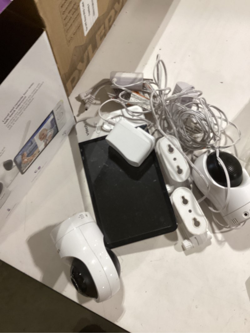 Condition photo showing Good Condition for vtech rm7764-2hd smart wifi baby monitor with 2 cameras, 1080p hd video, 360° pan & tilt, 10x zoom, 7" hd parent unit, night vision, soothing sounds, 2-way talk, temperature & motion detection 2 cameras 7" wifi 2 cam