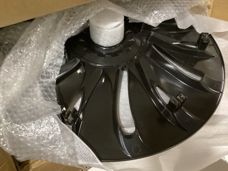 Condition photo showing Good Condition for Tesla Model Y 19" Wheel Covers - Matte Black ABS Hubcaps with Rim Protectors | Compatible with 2021-2024 Model Y, not Compatible with Tesla Y Juniper 2026