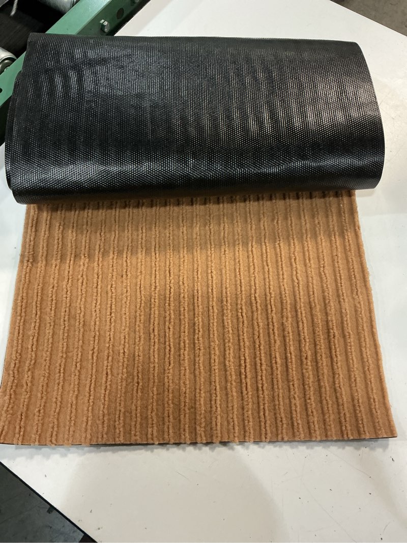 Condition photo showing Good Condition for nuanchu 1 roll large semi finished outdoor mat 16 x 79 inch narrow door mat non slip boot rugs waterproof carpet roll for bathroom entryway indoor outdoor (khaki) 1 khaki