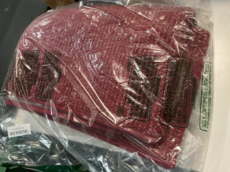 Condition photo showing Good Condition for beqhause kitchen rugs and mats 2pcs, non-slip kitchen mats for floor, absorbent and stain resistant kitchen runner, machine washable rugs for kitchen, laundry & sink, 20"x32"+20"x48", red 20"x32"+20"x48" red