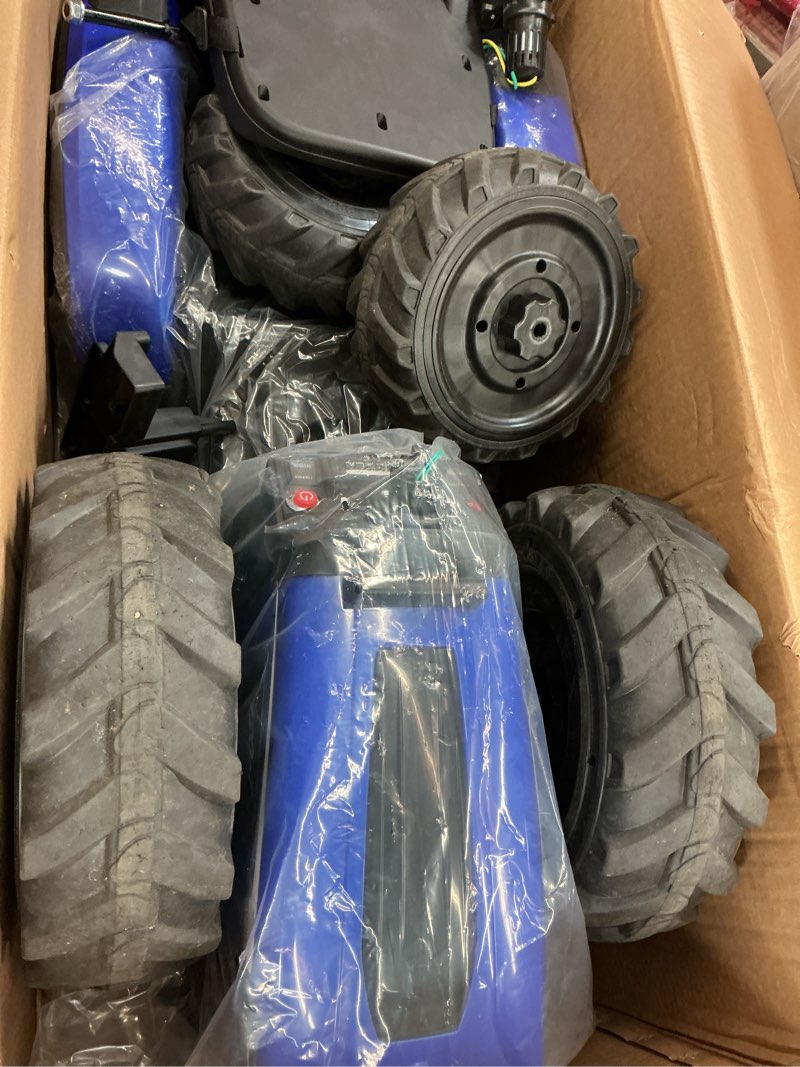 Condition photo showing As Is for Ride on Tractor with Excavator & Bulldozer, 24V Ride on Tractor Battery-Powered, Remote Control, Ele