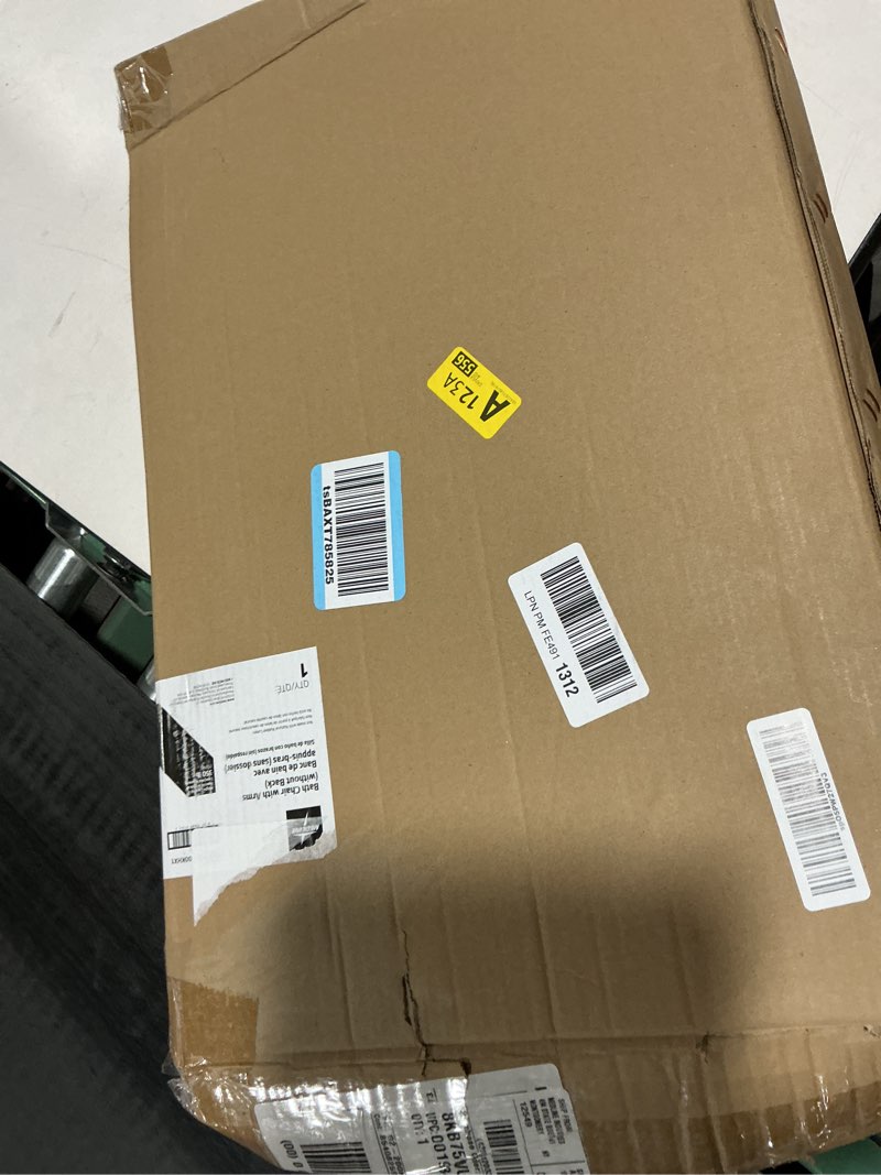 Condition photo showing Good Condition for (Similar to) Medline Backless Shower Chair with Arms - 350 lb. capacity, Bench, Stool, Seat for Elderly, Seniors Independent Adult and Disabled Adults