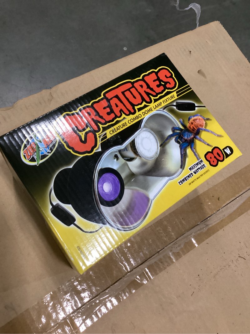 Condition photo showing New/Like New for Zoo Med Creatures™ Combo Dome Lamp Fixture