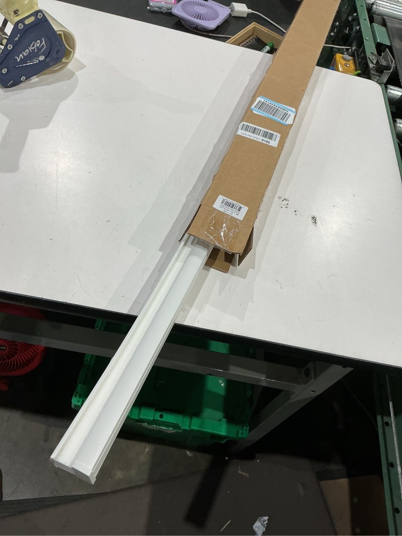 Condition photo showing New/Like New for redi shade no tools easy lift trim-at-home cordless pleated light filtering fabric shade white, 36" w x 64" l, (fits windows 19"- 36") white 36"w x 64"h