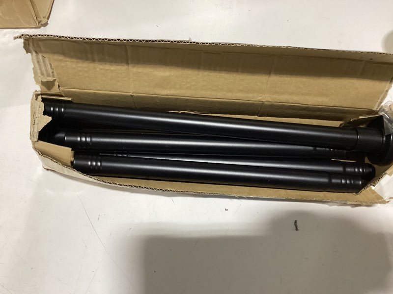 Condition photo showing New/Like New for Black Shower Curtain Rod 31 to 80 Inch,1 Inch Diameter Adjustable Spring Tension Stainless Steel Telescoping Rod,Easy Install,No Rust 31-80 Black