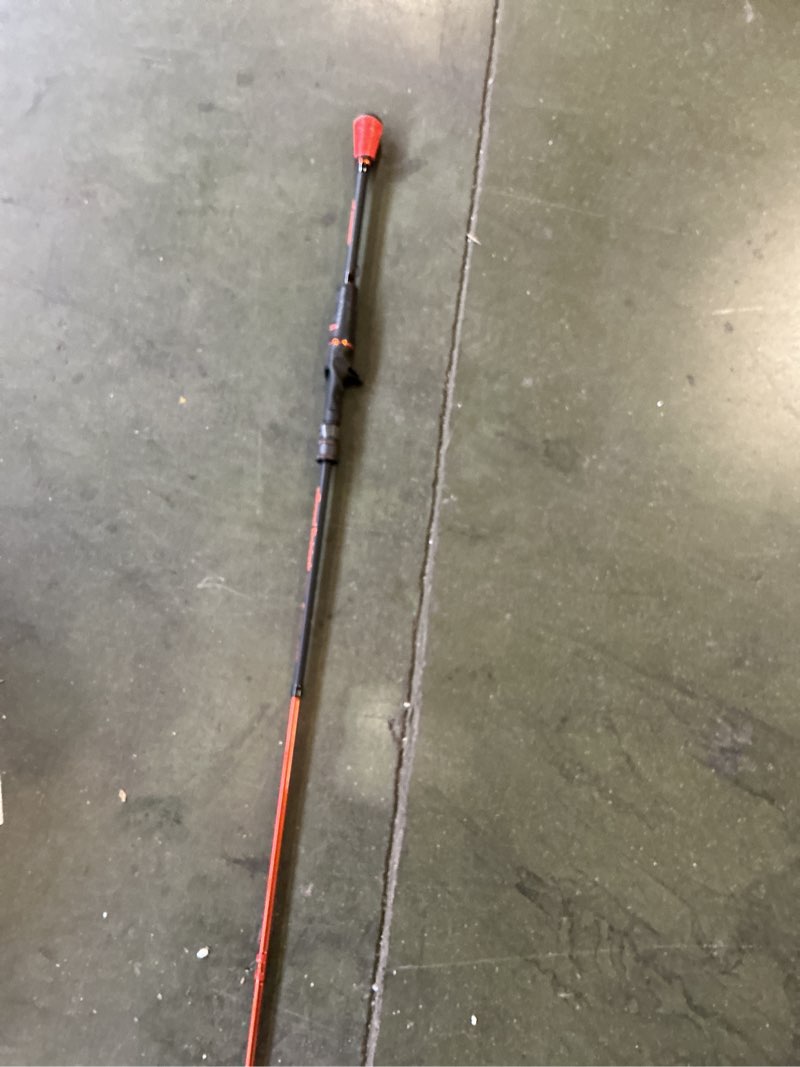 Condition photo showing As Is for (Similar product) Carrot Stix Wild Wild Orange Casting Fishing Rod W/ Semi Micro Guides Medium Heavy Fast Casting C2WX-691MH-F-C Orange