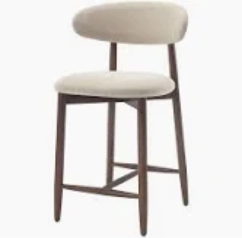 Upholstered 25'' Counter Stool with Solid Wood Frame Upholstery: Beige, Number of Stools:3