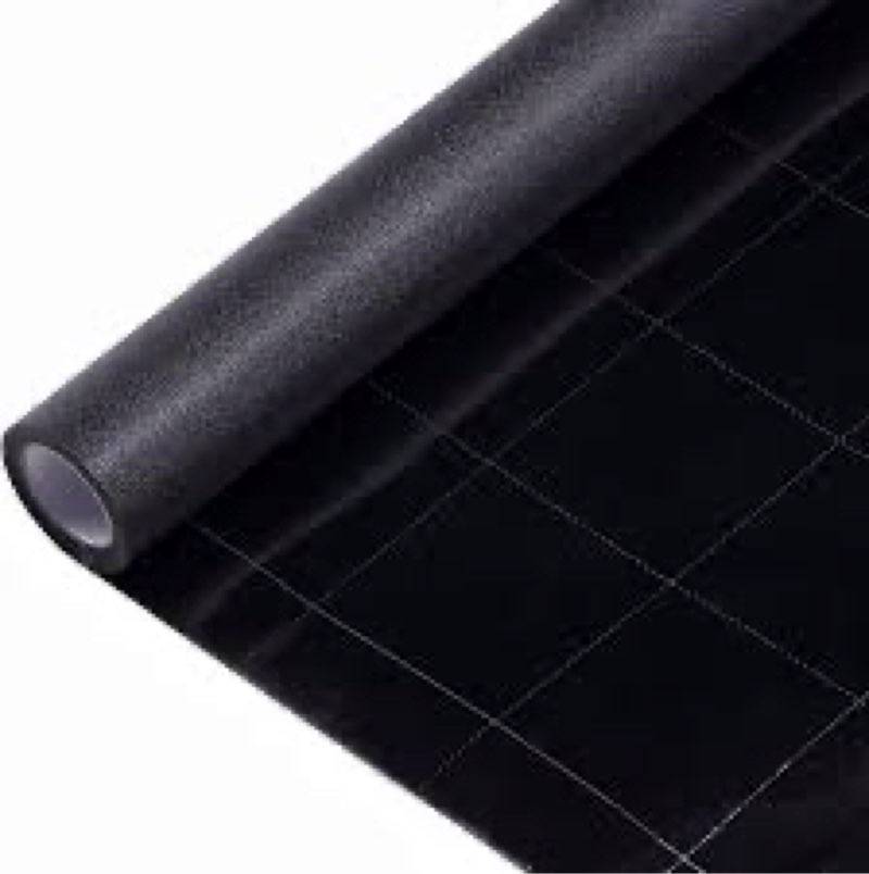 VELIMAX Static Cling Total Blackout Window Film Privacy Room Darkening Window Tint Black Window Cove