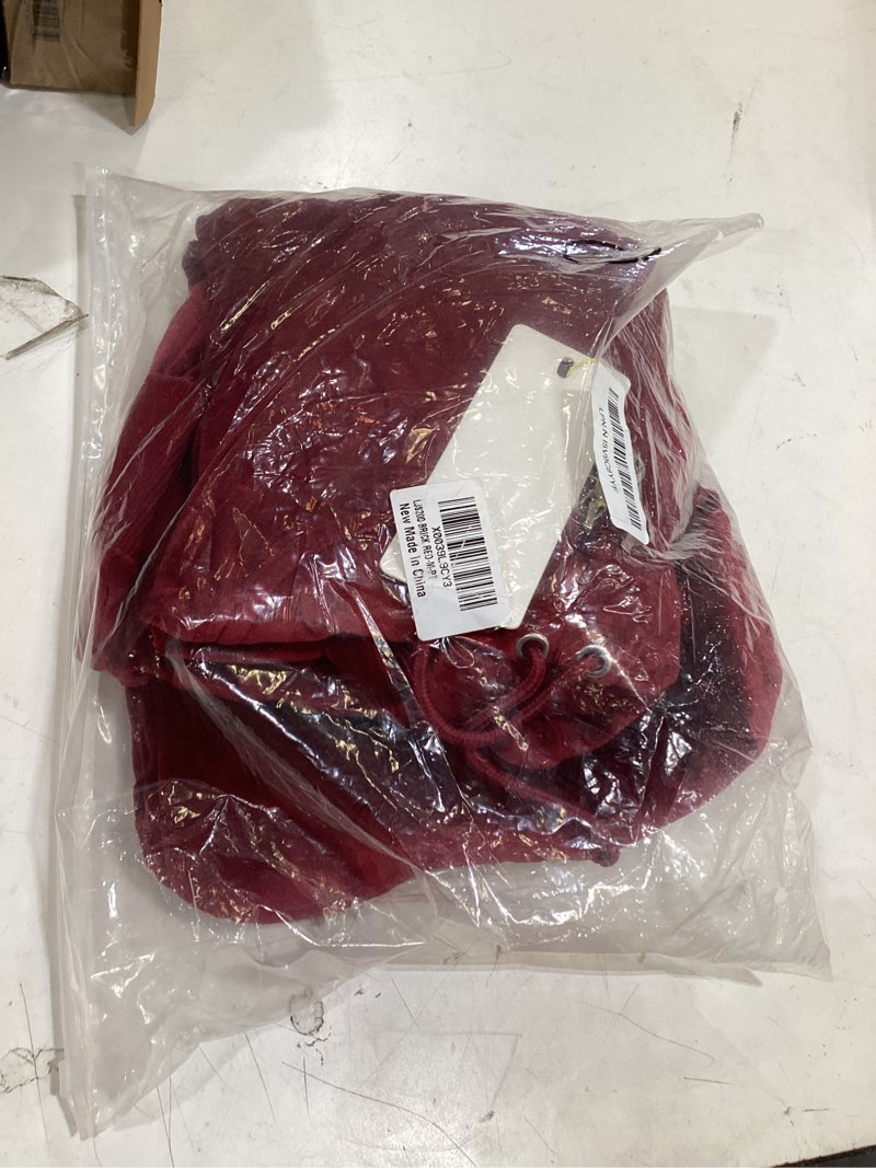 Condition photo showing Good Condition for yasumond velour tracksuit womens 2 pieces joggers outfits jogging sweatsuits set soft sports sweat suits pants medium wine