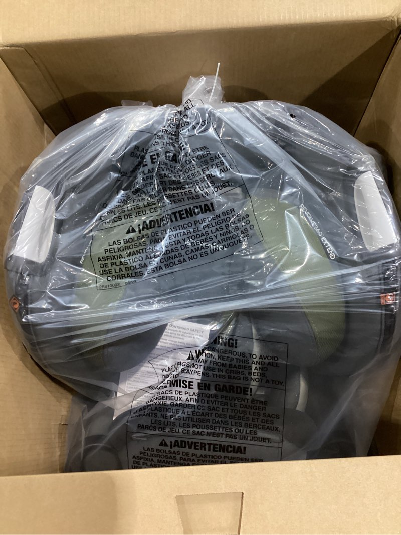 Condition photo showing New/Like New for Evenflo Revolve360 Extend Convertible Car Seat with 360 Degree Rotation, Extended Rear-Facing, Forward-Facing, Booster Mode, and Secure Latch Install, Rockland Green