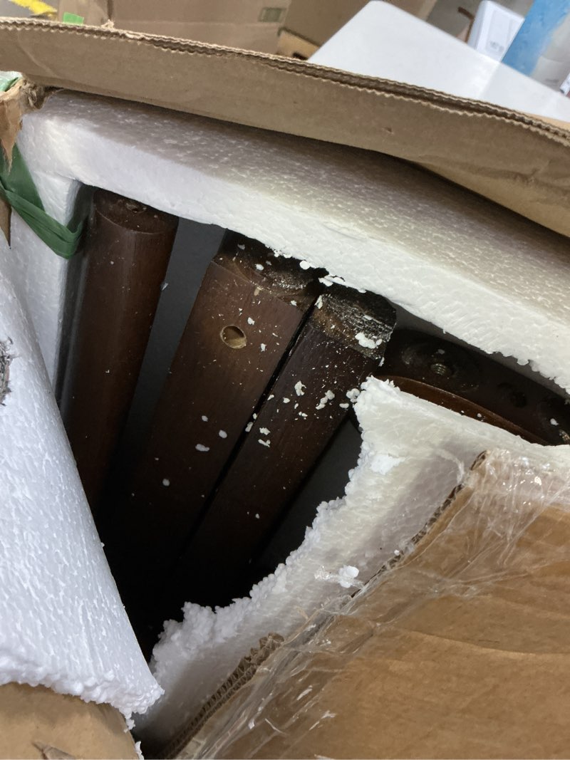 Condition photo showing Good Condition for solid wood clothes rack with wheels,freestanding garment rack & coat tree,extra-long 39.38" hanging rod, double storage shelves for bedroom, entryway, hallway