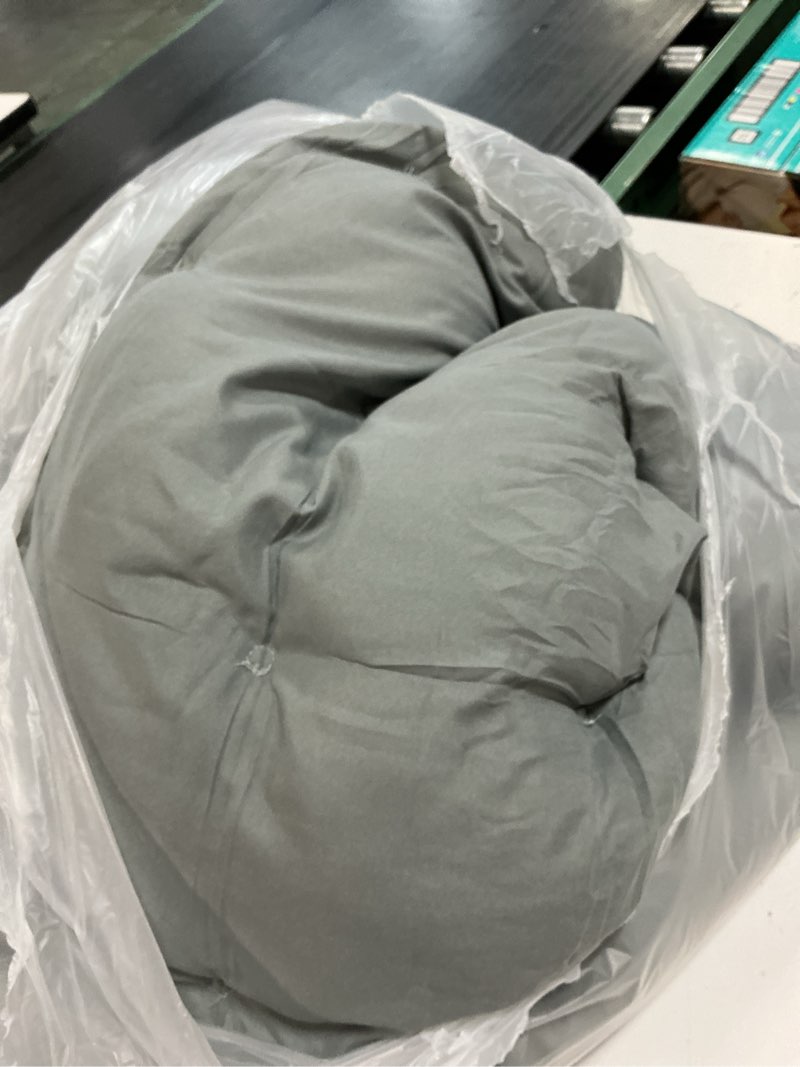 Condition photo showing As Is for redcamp folding cot pads for sleeping extra thick, soft comfortable velvet & corduroy cotton camping cot mattress pad for backpacking hiking, black blue brown grey 75x30 inches velvet-1