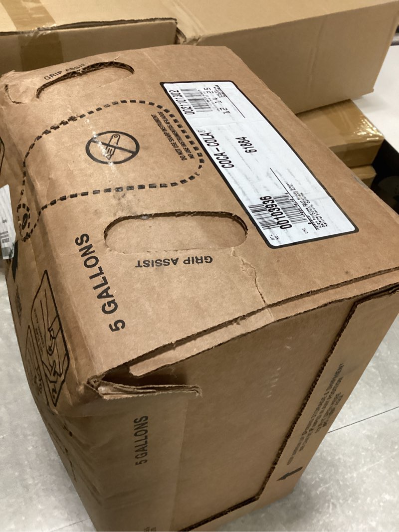 Condition photo showing New/Like New for Supply Depot Compatible with Coke Classic Soda Syrup Concentrate 5 Gallon Bag in Box