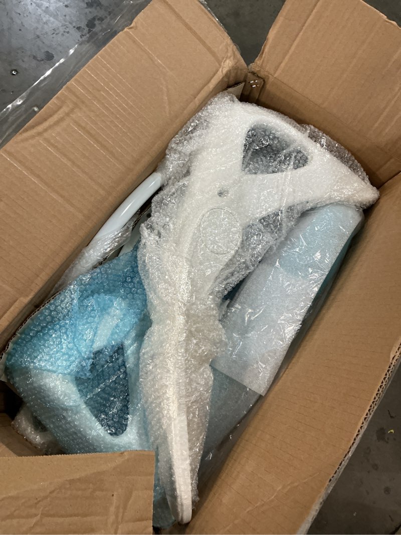 Condition photo showing Good Condition for Primy Drafting Chair Tall Office Chair with Flip-up Armrests Executive Ergonomic Computer Standing Desk Chair with Lumbar Support and Adjustable Footrest Ring?Blue?