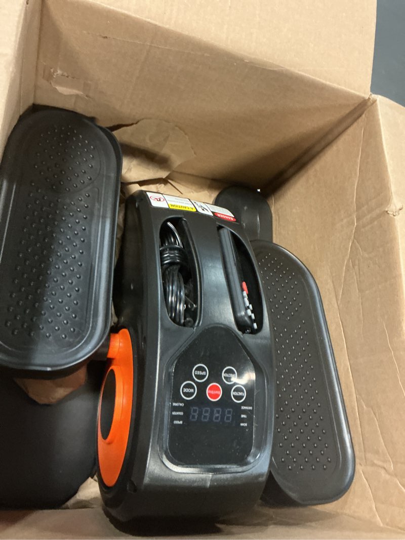 Condition photo showing Good Condition for under desk elliptical machine, ellipse leg exerciser for seniors fully assembled
