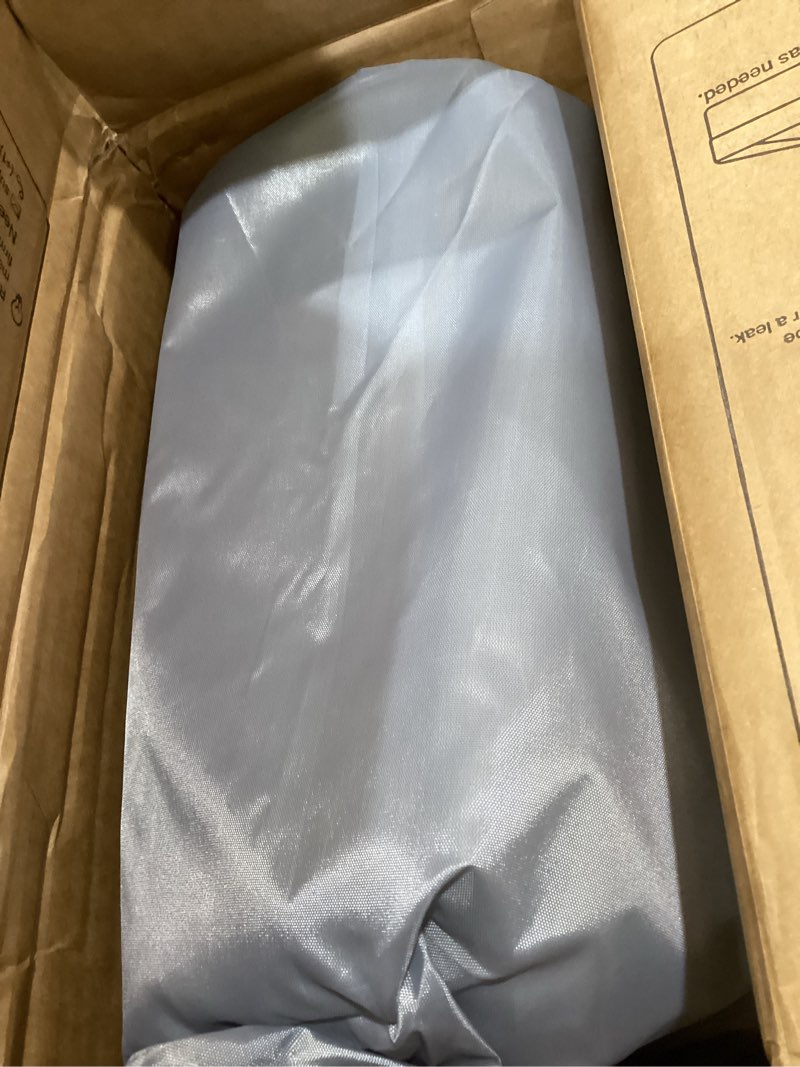 Condition photo showing Good Condition for queen air mattress with built-in pump, 18" raised comfort, 48hr leak-proof test, upgraded honeycomb pillar design, supports 800 lbs, 3-min inflation-inflatable bed for home guests & camping