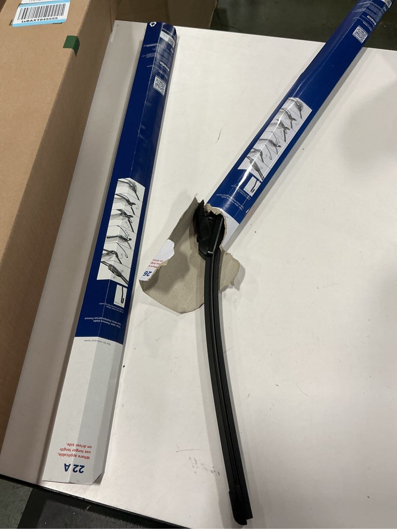 Condition photo showing Good Condition for BOSCH 26A22A ICON Beam Wiper Blades - Driver and Passenger Side - Set of 2 Blades (26A & 22A)
