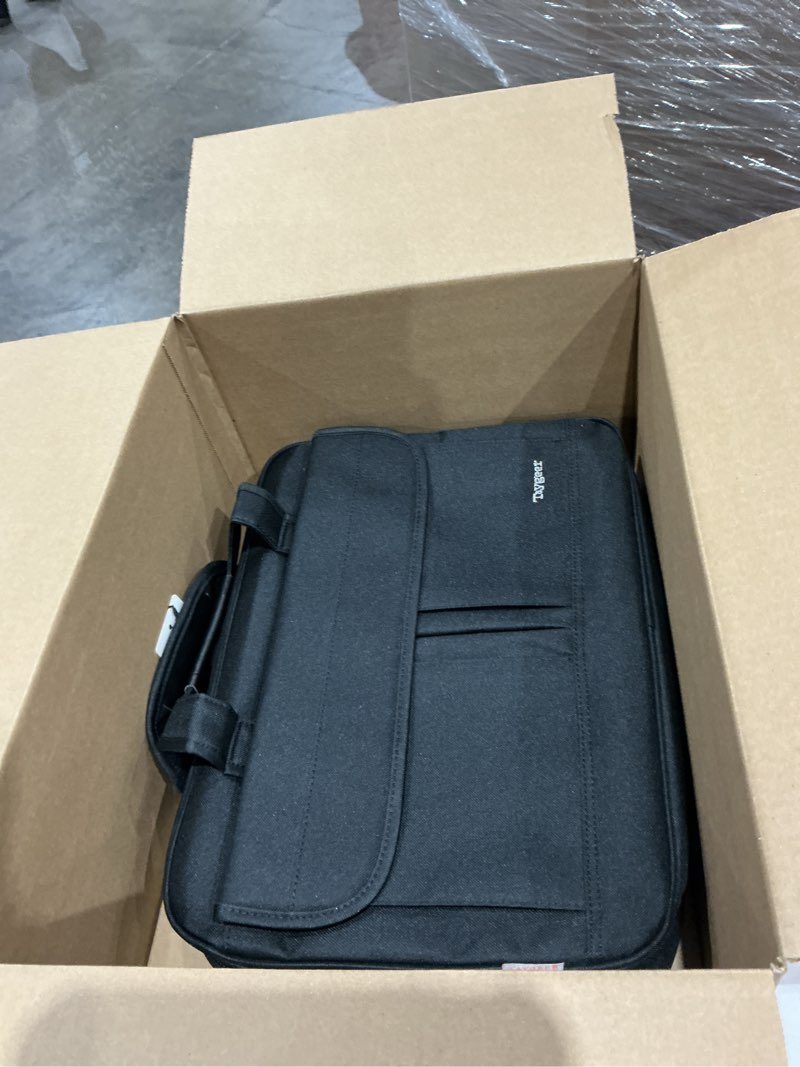 Condition photo showing Good Condition for taygeer laptop bag 15.6 inch, business briefcase gifts for men women, water resistant messenger shoulder bag with strap, premium office bag, carry on laptop case for notebook/computer/laptop, black black 15.6 inch
