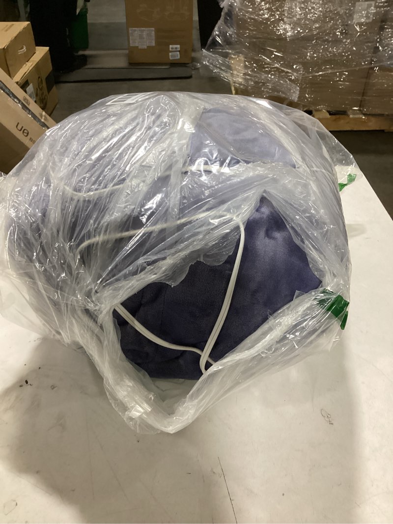 Condition photo showing As Is for Heated Blanket Full Size Electric Blanket 72''X84'' - Purple Heated Blanket Flannel Sherpa Double Sided Heating Blanket with 5 Heat Settings & 10 Hours Auto-Off for Grandma Gifts(Lavender Purple) 04-lavender Full 72" x 84"
