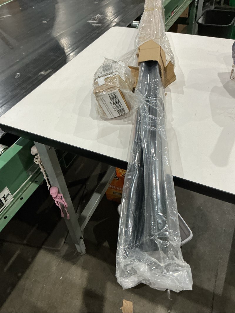 Condition photo showing Good Condition for diyhd 48" interior box rail sliding door hardware kit, wall mount aluminum alloy sliding track kit,fit wood door thickness 1-3/8" wall mount 48" track kit