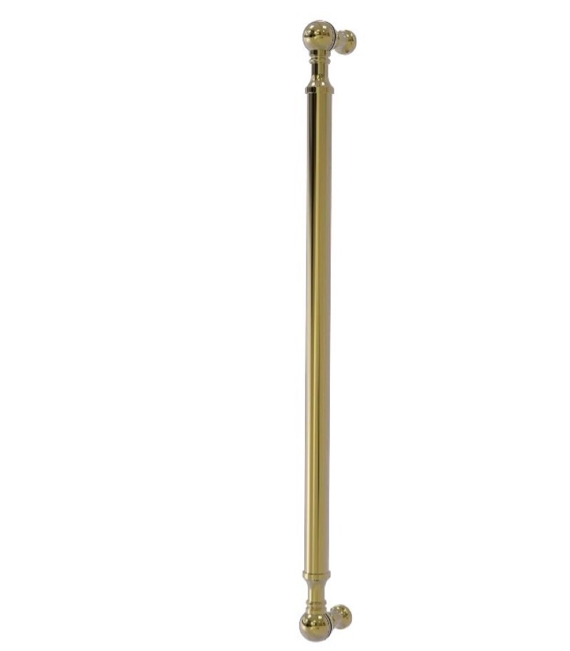 allied brass p-3/18 18 inch beaded refrigerator appliance pull, unlacquered brass, 1 count