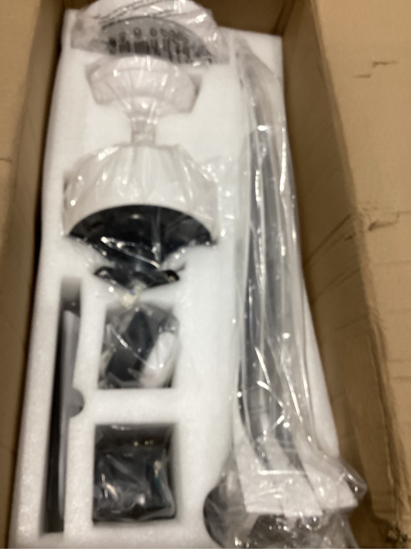 Condition photo showing Good Condition for white ceiling fan with light, 52" outdoor ceiling fans with lights and remote, 3 color light, 6 speed, dc motor, for bedroom/outdoor/patios, white 52" white ceiling fan with downrods