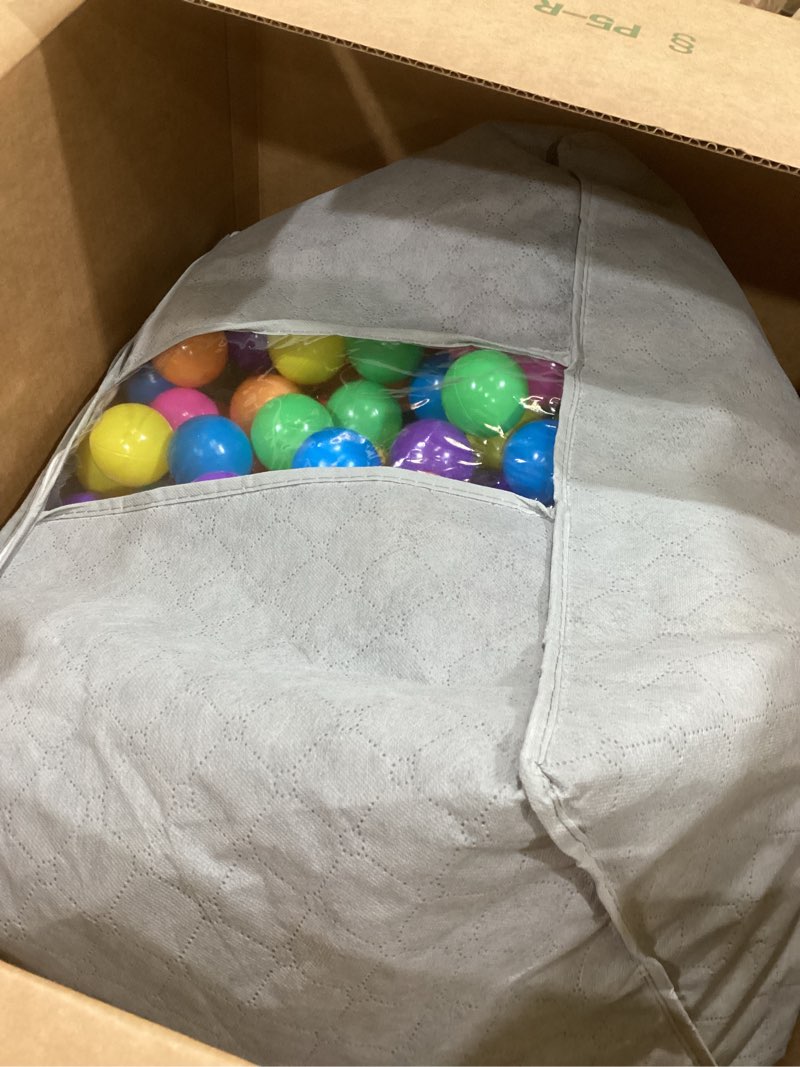 Condition photo showing Good Condition for ball pit balls phthalate free bpa free crush proof plastic - 7 bright colors in reusable play toys for kids with storage bag 50 balls, 7 colors