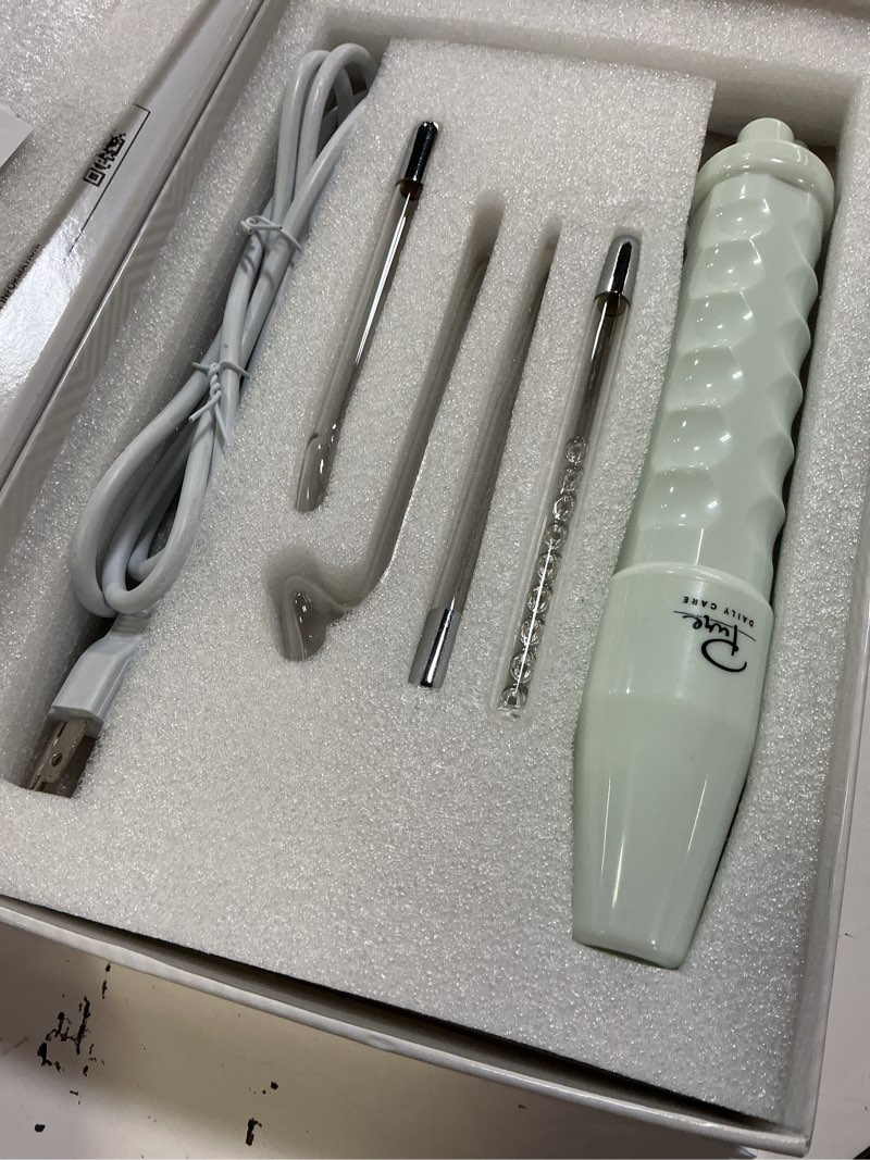 Condition photo showing New/Like New for pure daily care nuderma handheld skin therapy wand machine w/neon – anti-aging - skin tightening - wrinkle reducing - dark circles – clarifying - hair & scalp stimulator 1 count (pack of 1)