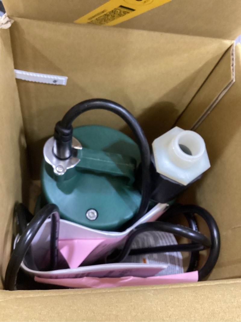 Condition photo showing Good Condition for 1/3hp automatic utility pump
