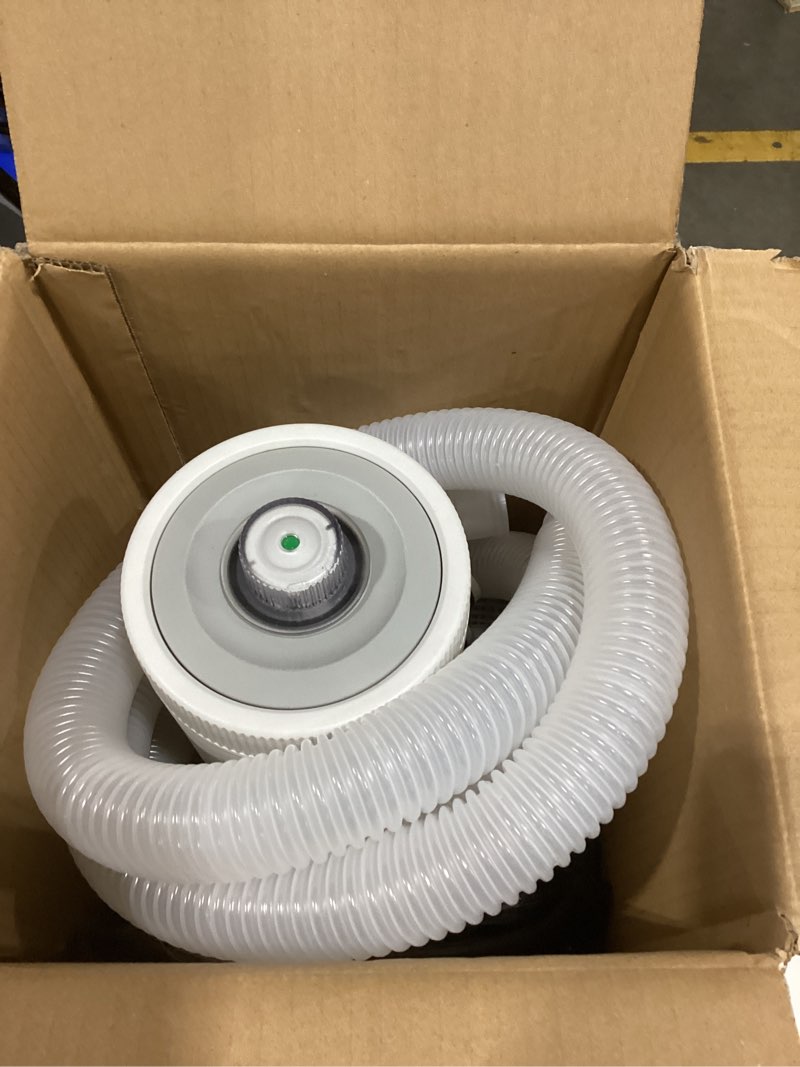 Condition photo showing As Is for intex c1000 cartridge filter pump for agp: 1000 gph pump flow rate - cartridge gauge indicator - hydroaeration technology - includes type a filter cartridge - turnover rate/system flow 750 gph 1,000 gallons per hour white