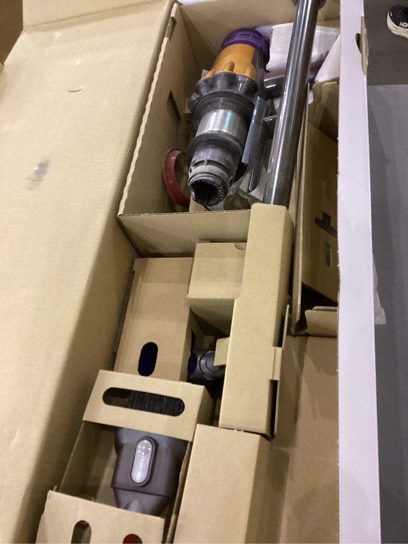 Condition photo showing As Is for Dyson V15 Detect Cordless Vacuum Cleaner, Yellow/Nickel Large Yellow/Nickel