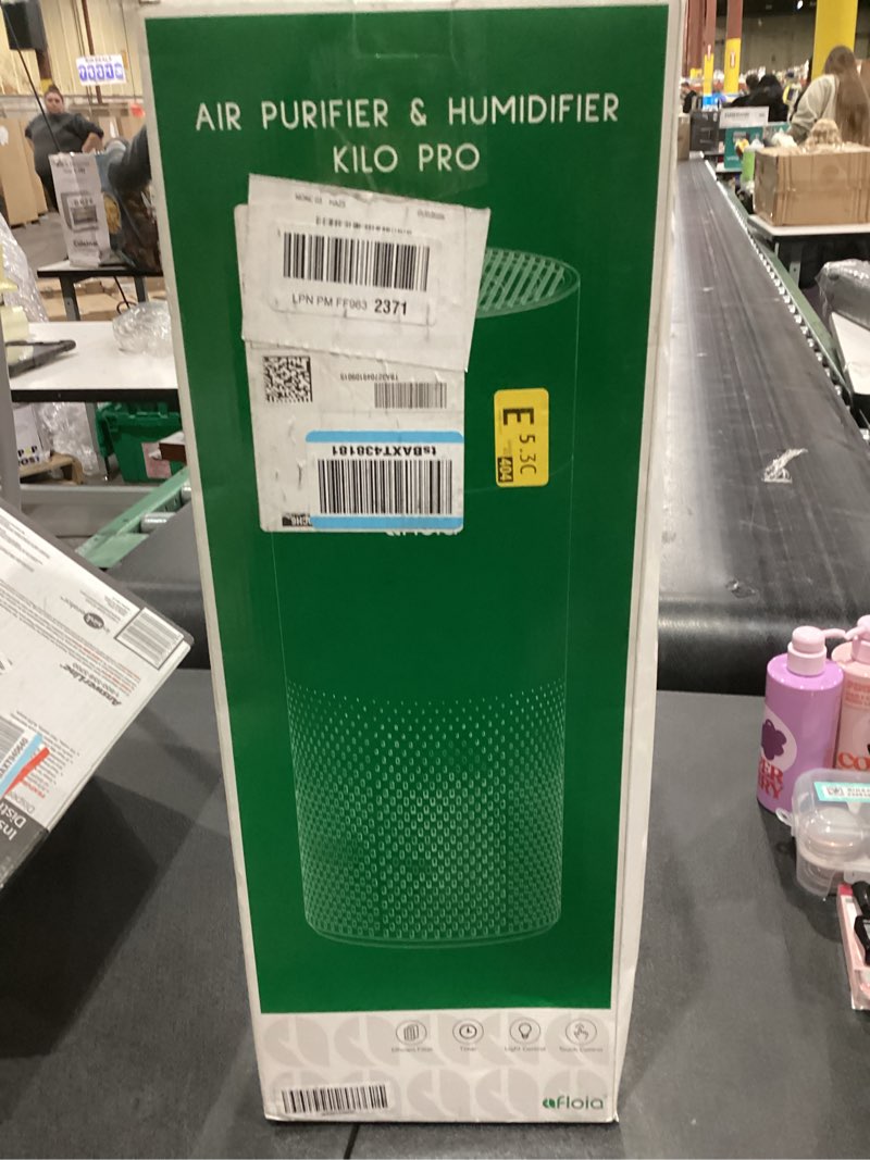 Condition photo showing New/Like New for Afloia Humidifier and Air Purifier in One, Air Purifier and Humidifier Combo for Home, 22dB| 7 Colors Light Air Purifiers 2 in 1, Quiet Air Cleaner Removing 99.99% Smokers Odor and Pollen for Bedroom