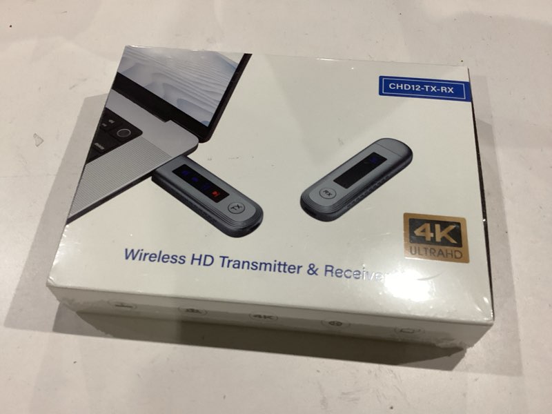 Condition photo showing New/Like New for Beyn 4K Wireless HDMI Transmitter and Receiver, 4K Input & Output,2026 Upgraded LED Display,Plug and Play,Wireless HDMI Extender,Compatible with PC/Laptop/Camera/HDTV/Projector/TV Box