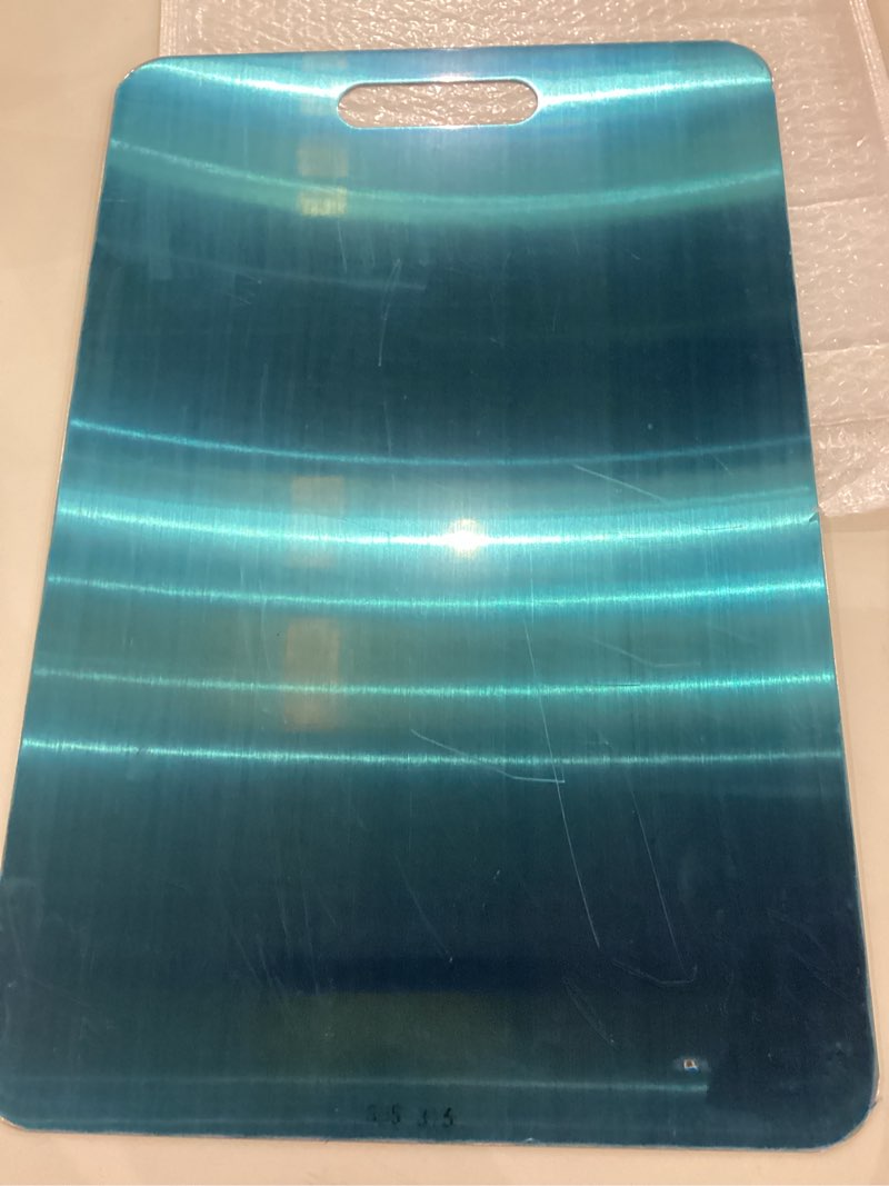 Cutting Boards for Kitchen, Cutting Board, Foodgrade Stainless Steel Cutting Board for Meat,Fruit, V