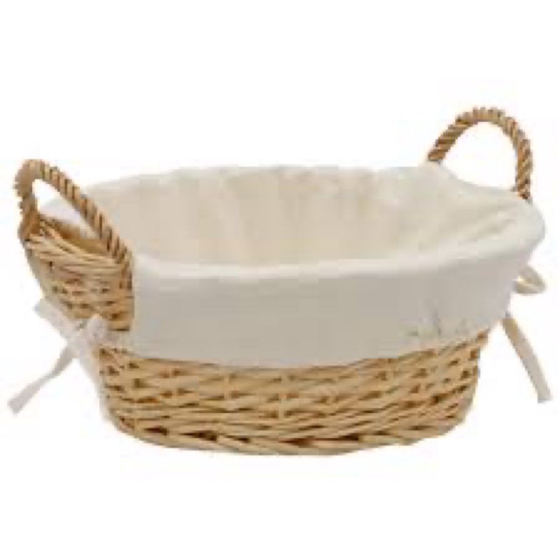 dytern party picnic basket with handle hand woven wicker basket eggs candy basket for party flower 6 pcs