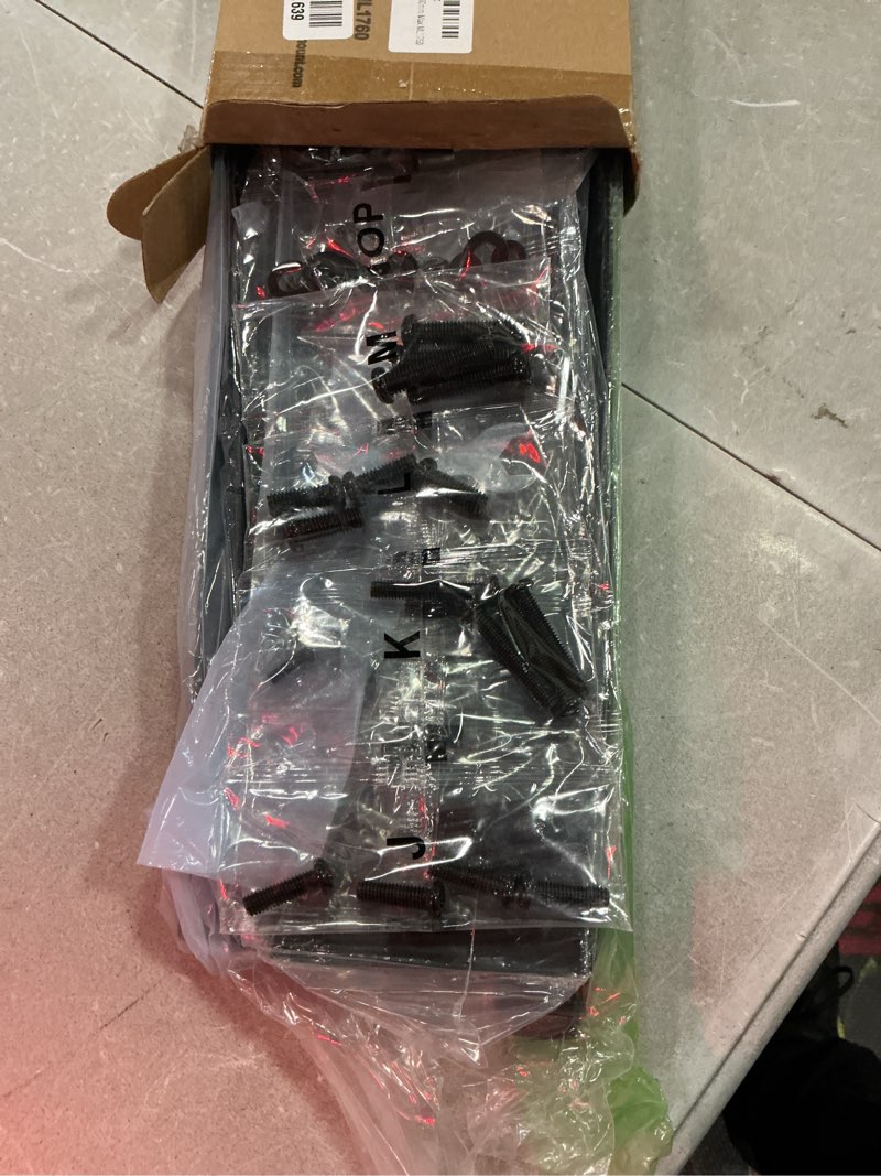 Condition photo showing Good Condition for universal tv stand, metal tv legs for 20-65 inch lcd/led/oled/plasma flat&curved screen tv height adjustment with vesa 75x75mm to 800x500mm max ml1760 black